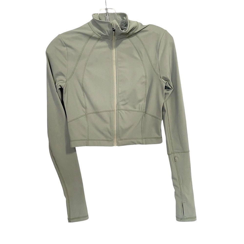 Halle Berry x Sweaty Betty Athena Cropped Super Soft Zip Through Size XS